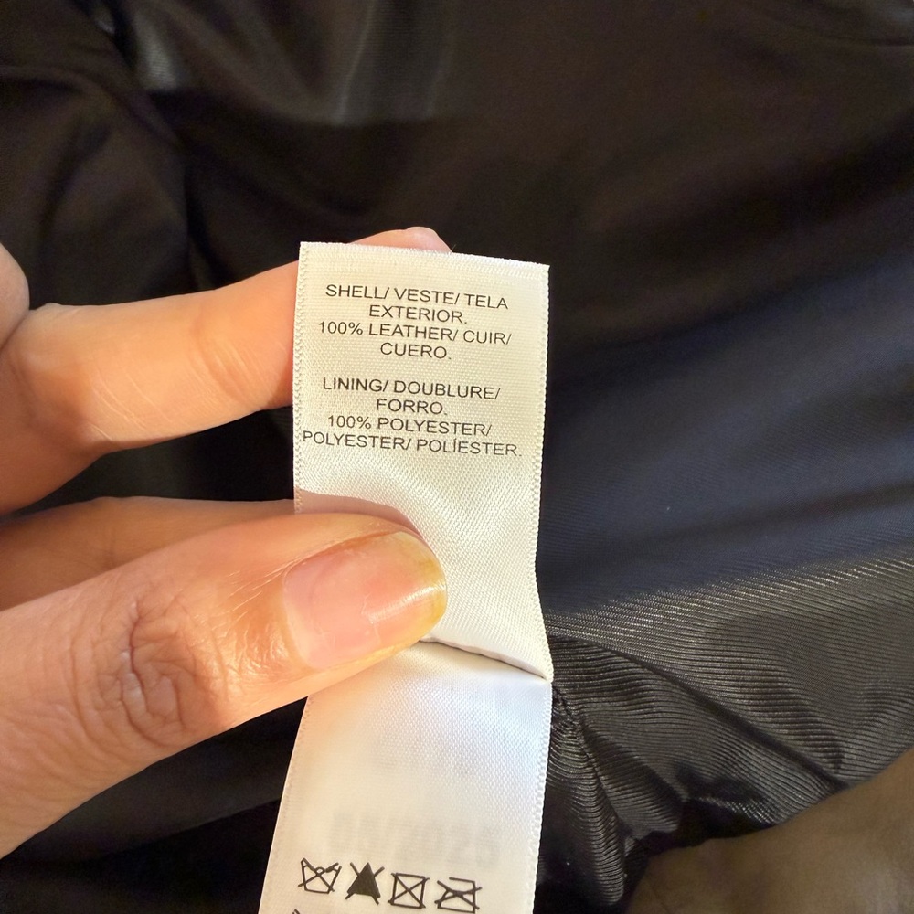 Suede Leather Jacket M - Picture 8 of 8